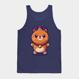 Cute Baby Deer Cartoon Tank Top